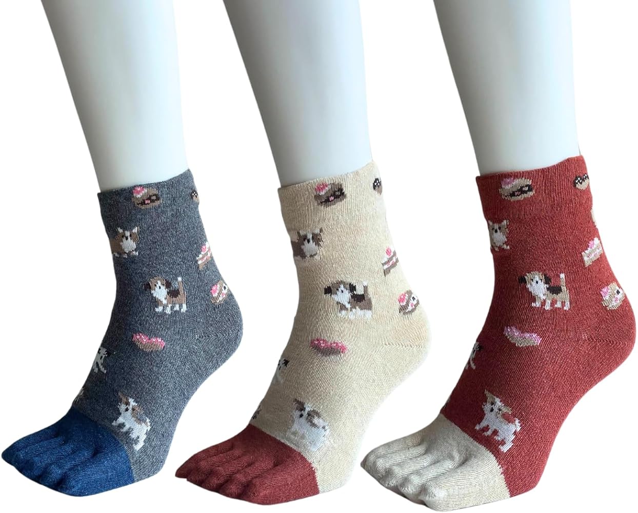 新作【秋冬定番】23-25cm 5点セット　婦人毛混アンゴラタッチ柄ソックス　E 新作【秋冬定番】23-25cm 5点セット婦人毛混アンゴラタッチ柄